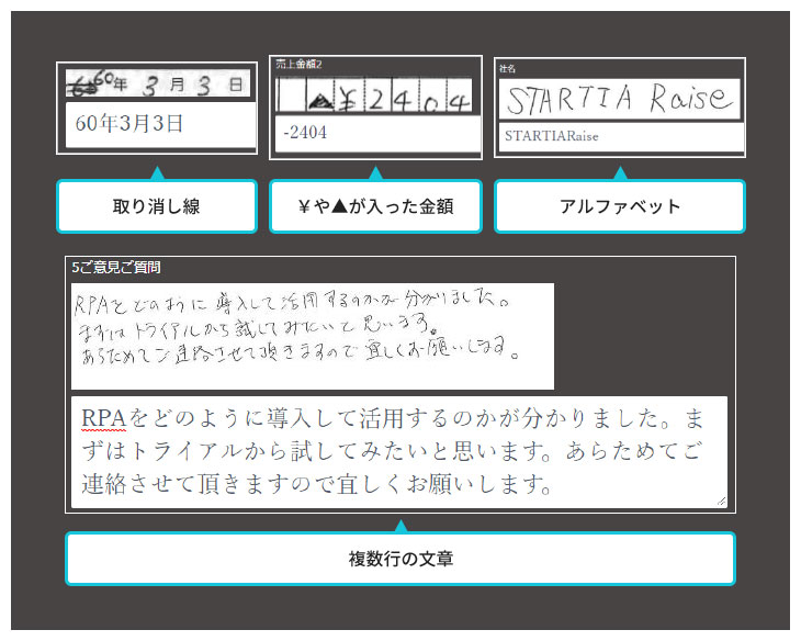 DX Suite読取り結果